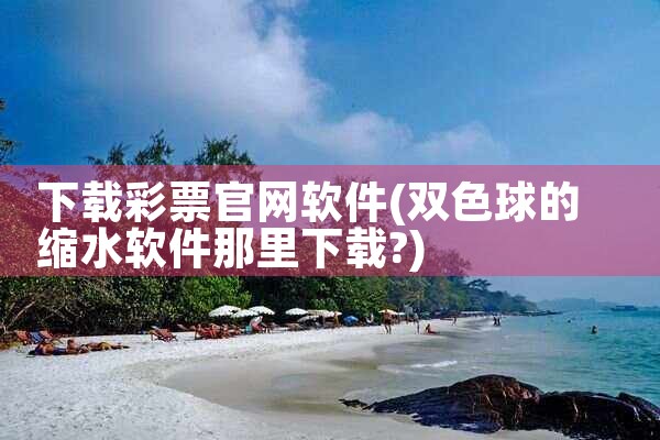 下载彩票官网软件