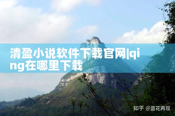 清盈小说软件下载官网